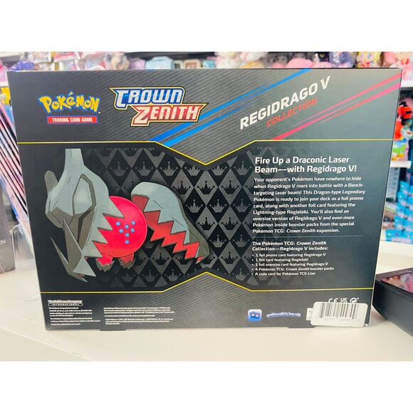 Pokemon TCG: Crown Zenith Collection Regidrago V Collection - Picture 3 of 3